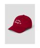 8SECONDS Two-Line Letter Ball Cap Red