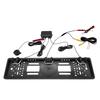 European Car License Plate Frame Car Rear View Camera Parking Sensor Kit Auto Reverse Radar Sensor Buzzer 12V Driving Reversing