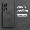 Magnetic Wireless Charge Leather Phone Case for Honor 90 80 70 60 Pro SE / 80 GT 90 Lite X50i Shockproof Soft Bumper Cover