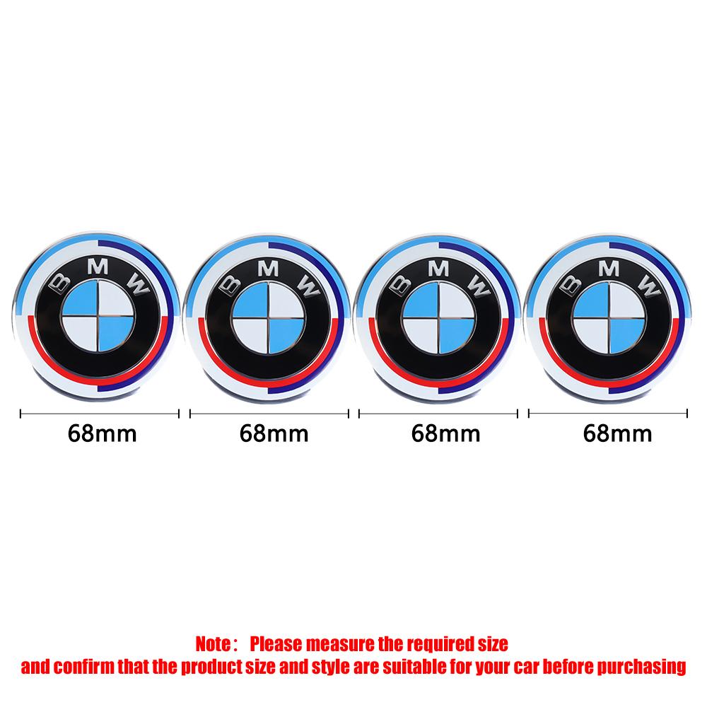 4PCS 56/68mm Auto Hub Caps Car Wheel Center Covers For BMW 3 5 7 Series M M3 M5 M6 F01 F20 F10 X5 Hubcaps Decoration Accessories