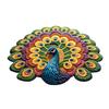 Peacock Floor Mat 3D Realistic Pattern Bathroom Mat Quick Dry Floor