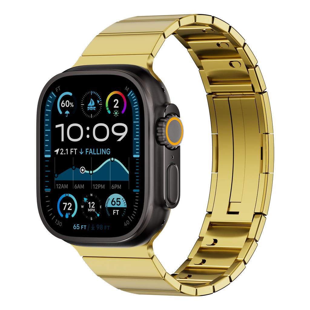 Stainless Steel For Apple Watch Ultra 2 Band 49mm 46mm 42mm 45mm 41mm 38mm Bracelet Iwatch Series 10 9 8 7 6 SE Straps 44mm 40mm