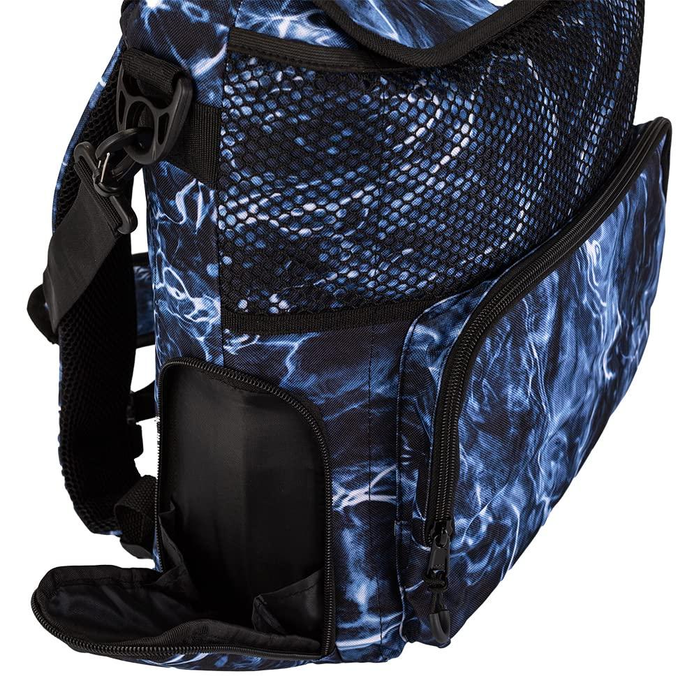 AO Coolers Cooler Bag 18 Backpack Soft Cooler AOELBFBP Bluefin Backpack Cooler Bluefin Backpack Soft Cooler Bag Outdoor [Used]
