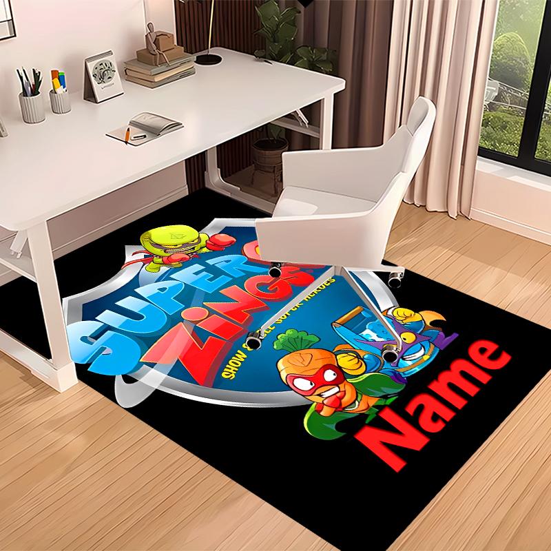 Custom Personalization SuperZings Print Area Rug - Soft, Washable Non-Slip Indoor Mat,Living Room,Home&Office Decorative Rug
