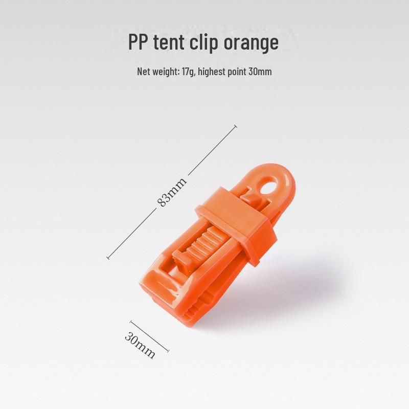 Ultra-Light Windproof Plastic Clips for Camping Tents and Canopies