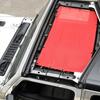 Red Front Top Sunshade Cover Mesh Bikini UV for 2018 Jeep Wrangler JL JLU 2018+