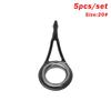 Fishing Rod Guide Eye Ceramic Ring Stainless Steel O Ring 3mm-23mm Internal Diameter Oval Tackle Box Accessories Tip Repair Kit