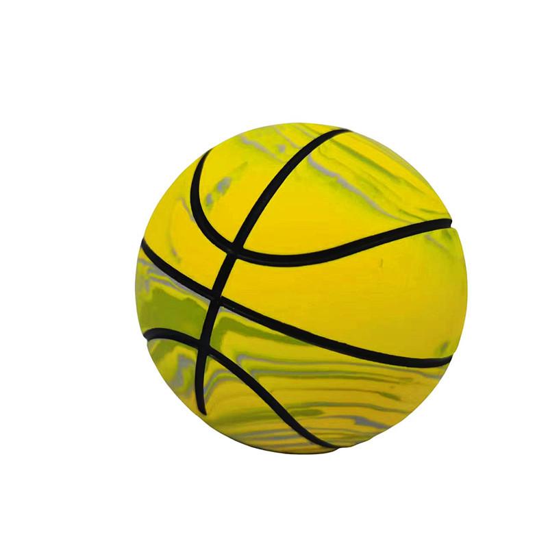 Mini Ballon de Basket-ball en Caoutchouc Haute Élasticité 6 cm pour Enfants - Jouet Anti-Stress