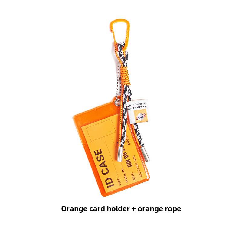 PVC Transparent Card Holder - Student Meal, Access, Bus Card Pendant for Backpacks or School Bags, Men's and Women's Accessories