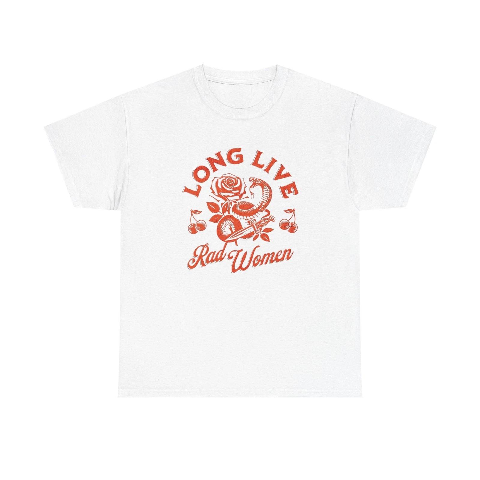 Long Live Rad Women Graphic T Shirt Unisex Heavy Cotton Tee GIFT 2XL