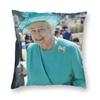 RIP Queen Elizabeth II Pillowcase Printed Fabric Cushion Cover Decorative Throw Pillow Case Cover Home Zipper