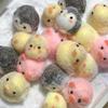 1Pc Miniature Chick Pig Animal Relief Squeeze Toy Sticky Soft Mini Penguin Duck Stress Relief Soft New Fidget Toy