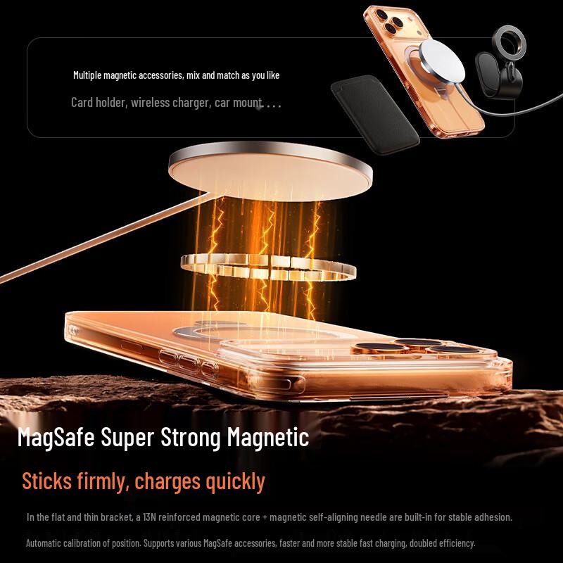 Baseus Magnetic Ring Stand Case for iPhone 17 Pro Max