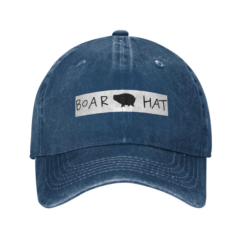 Boar Hat Baseball Caps Denim Fabric Hats Adjustable Casquette Hip Hop Baseball Cowboy Hat for Unisex