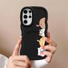Soft Phone Cover Case for Samsung Galaxy S22 Ultra S24 S20 FE A25 S25 S21 A26 S23 Plus A55 A54 A34 A35 A24 A36 Cute Cartoon Cat