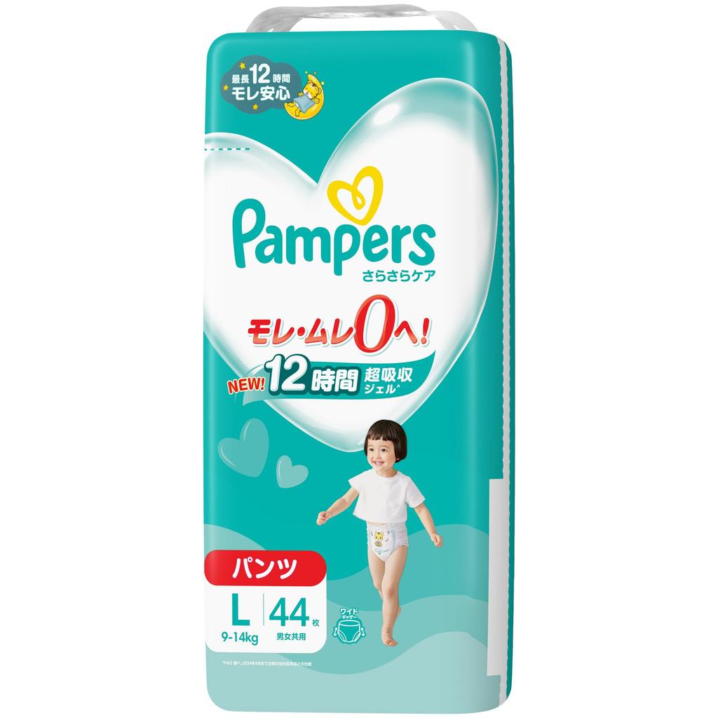 L Pampers Diapers Dry Care 44 pieces [Pants size] (9~14kg)