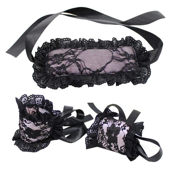 Durable Useful Eyeshade Comfortable Skin-friendly Soft Exotic Lovely Blindfold for Lovers