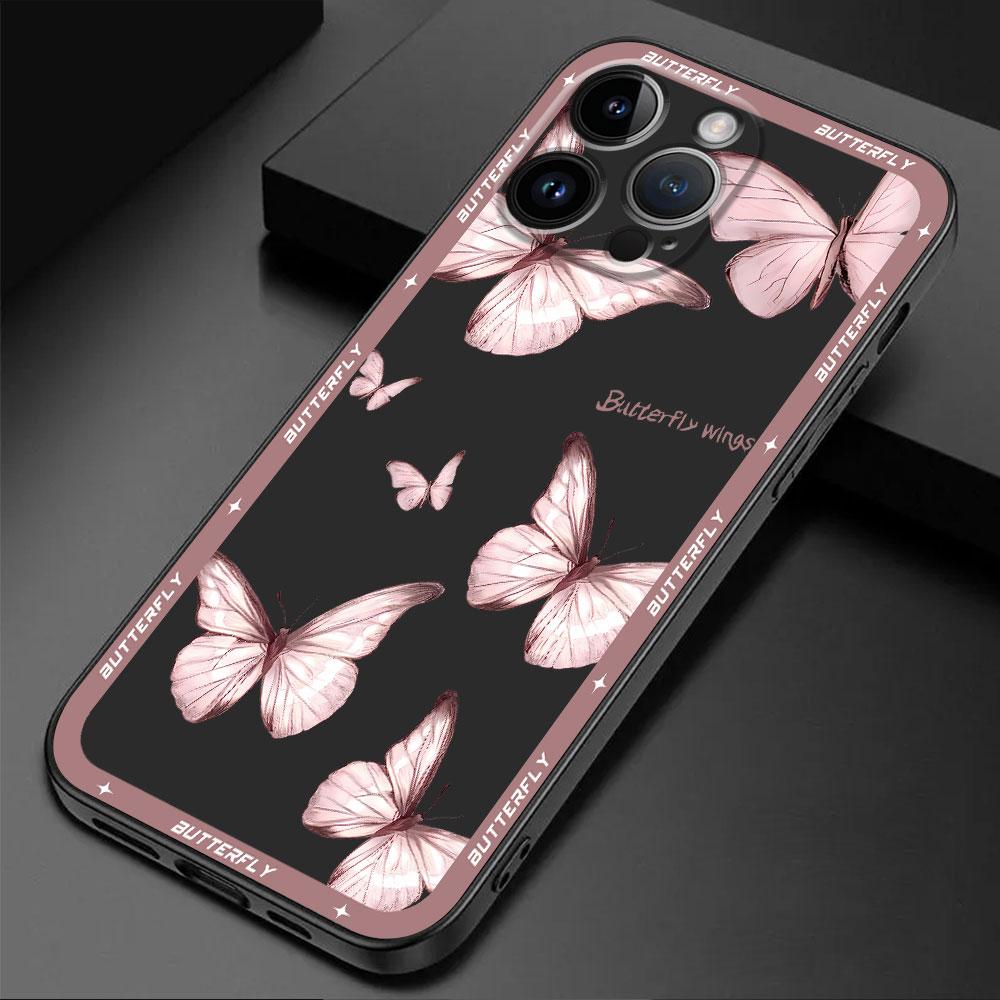 

Phone Case for Motorola Moto G9 Plus Edge 20 Pro Edge 30 Neo G200 5G Edge 40 Pro One Fusion Plus Red Blue Butterfly Cover Edge 30 Neo