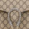 Gucci Dionysus Tiger Head Buckle Logo Canvas Crossbody Shoulder Bag Small Women bags Ebony Beige 400249-KHNRN-8642