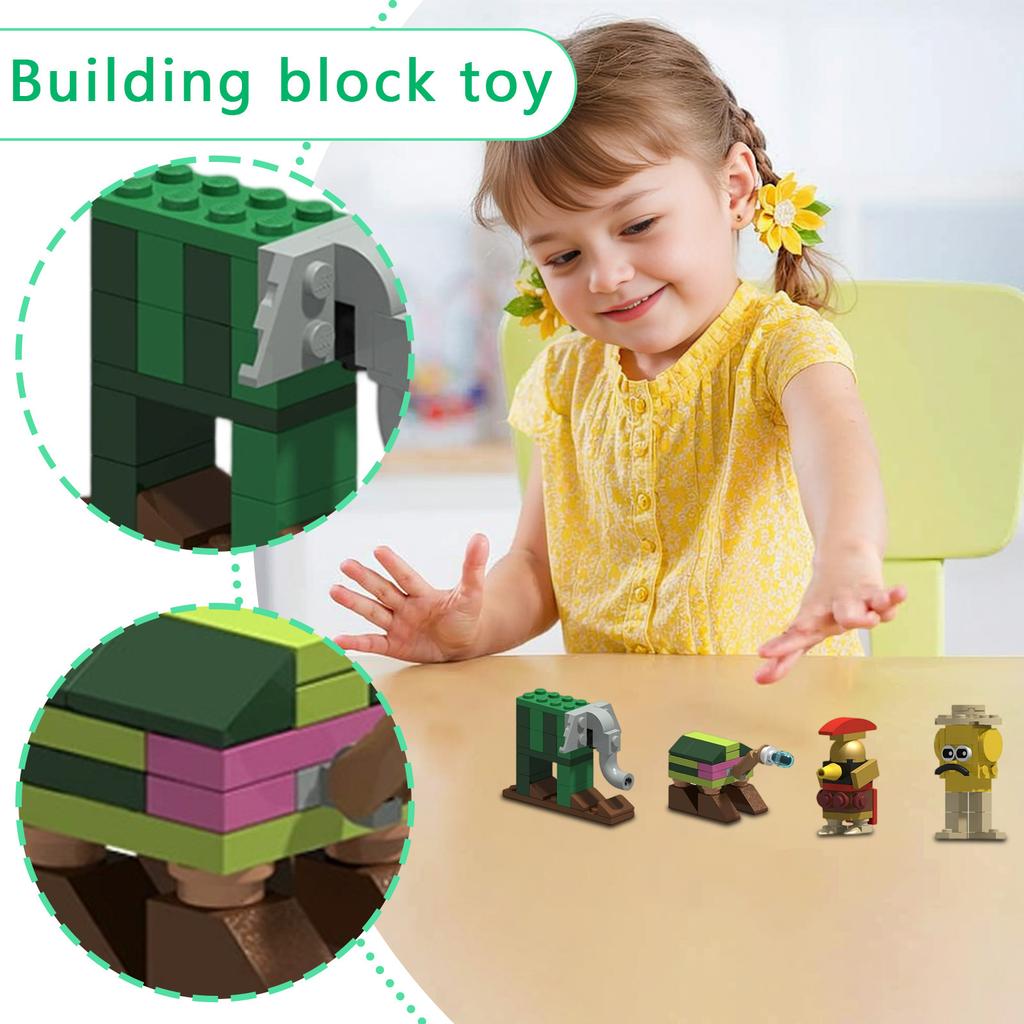 Tungtungtungsahur American And Seas By Building Fun Toys, Fun Children Puzzle Building Toy Sets