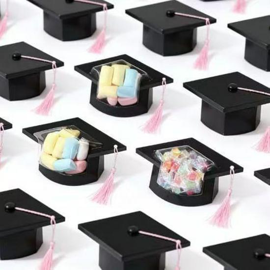 Creative Graduation Cap Candy Dome Storage