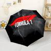Logo F1 Racing Texture Marmo Ombrello Automatico da Esterno Pieghevole con 8 Stecche Leggero per Donne/Uomini Amanti della Moda Regalo Elegante per Donne