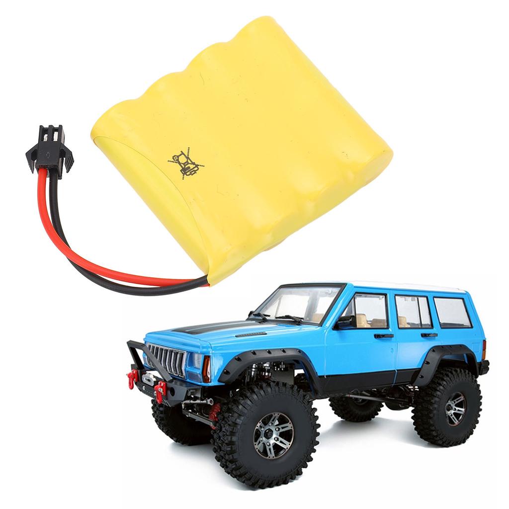 4.8V 700mAh Lithium Rechargeable Battery with SM 2P Plug Lightweight RC Excavator Lithium Battery For 1/18 RC Truck