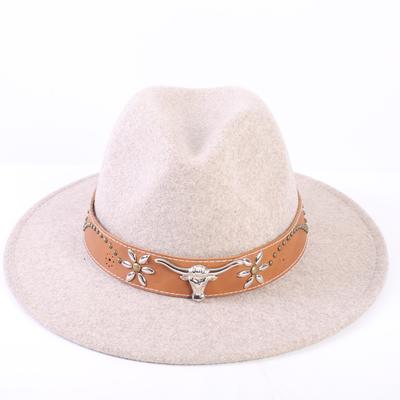 Popular European and American High-end Wool Top Hat, Men's and Women's Fashion Versatile Elegant Top Hat Jazz Hat
