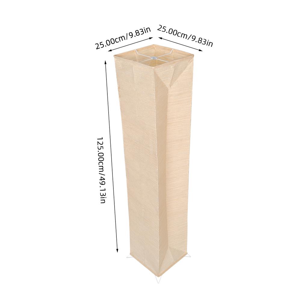 Replacement Paper Lampshade for Floor Lamp Japanese Inspired Foldable Light Shade Cover Soft Illumination Decorative Home