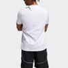 Adidas Casual Basketball Sports Breathable Short Sleeve T-Shirt Men Tops White H43988