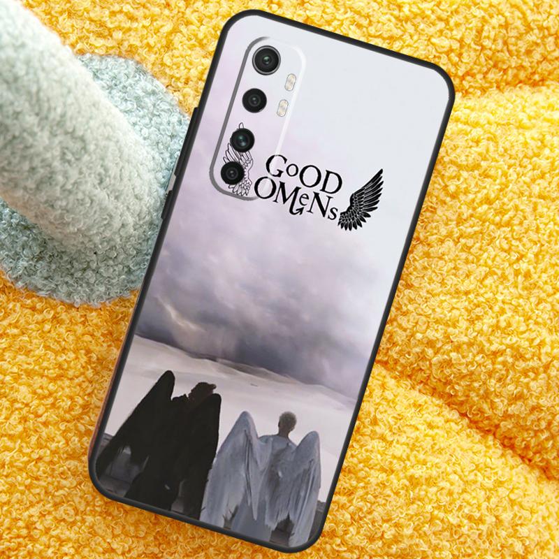 Good Omens Case For POCO X3 X4 X5 F5 Pro M5s C40 F4 GT F3 Cover For Xiaomi 12T 11T Pro 12 13 Lite 12X