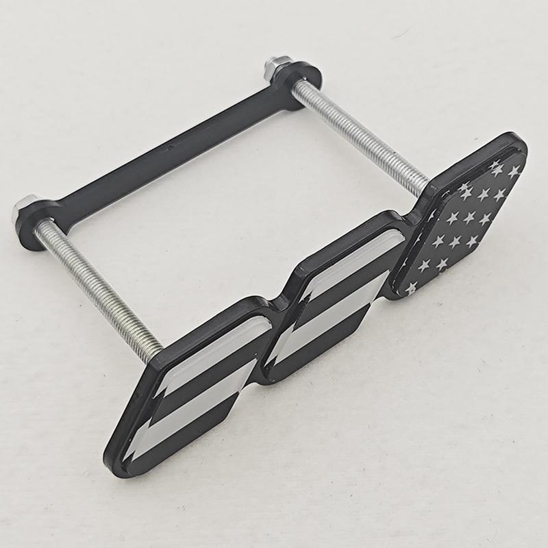 3 Colors Grille Badge Tri Colors Emblem For Toyota Tacoma Tundra 4Runner Highlande Rav4   Air Inlet Grille Auto Car Accessories