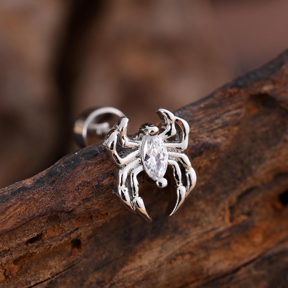 

Набор из 10 серег для хряща средней части хеликса, трагуса, конха, 20G, гипоаллергенная хирургическая нержавеющая сталь, циркон, женские пирсинг-украшения 0.8*6*4mm&Ear Tragus Earring