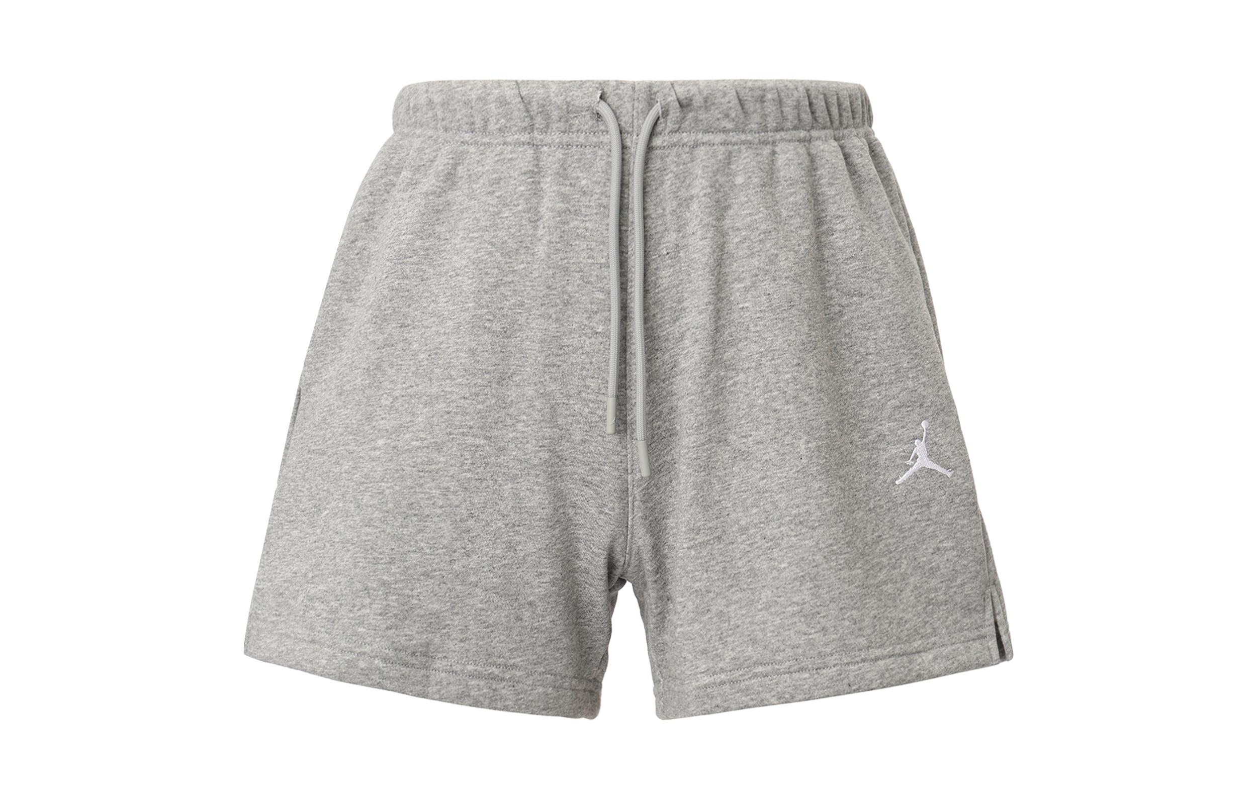 Jordan Brooklyn Fleece Casual Shorts Women s Toned Dark Gray/White HJ1366-063 M