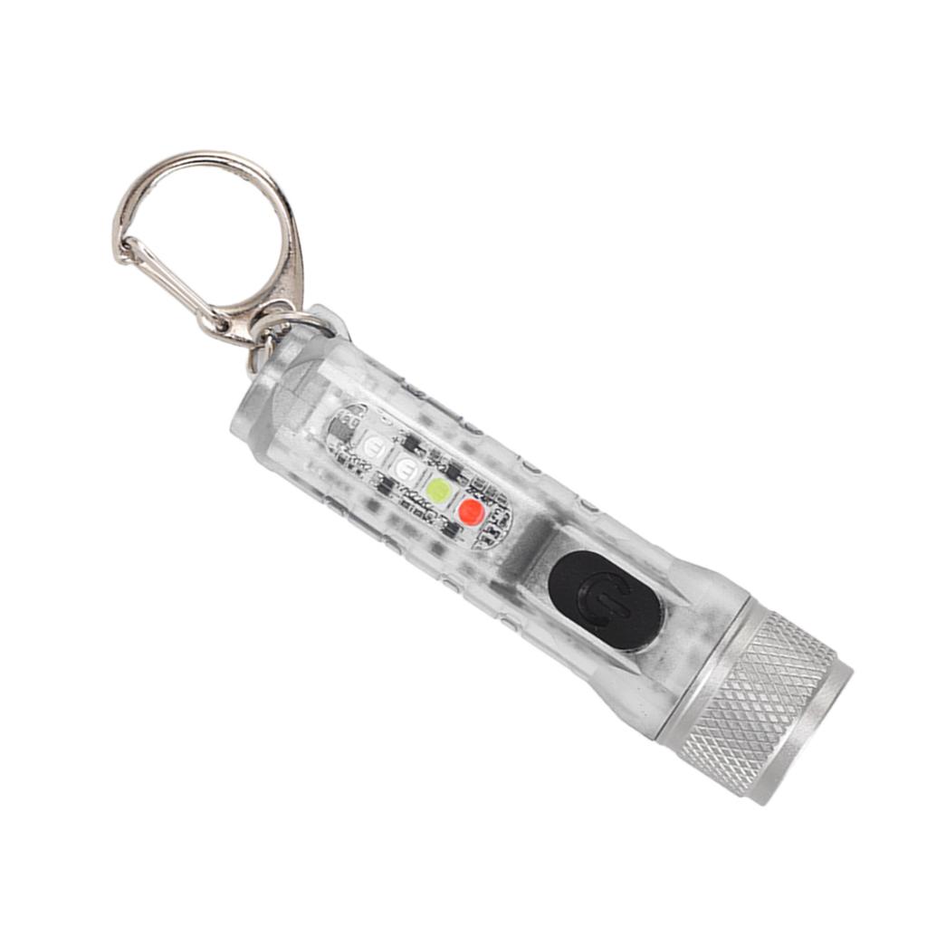 Keychain Flashlight Range Super Bright LED Flashlight USB Rechargeable Flashlight for Outdoor M300 Non Fluorescent