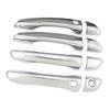 For Hyundai Solaris HCR 2017 2018   Chrome Exterior Door Handle Cover Chromium Styling Moulding Frame Bezel