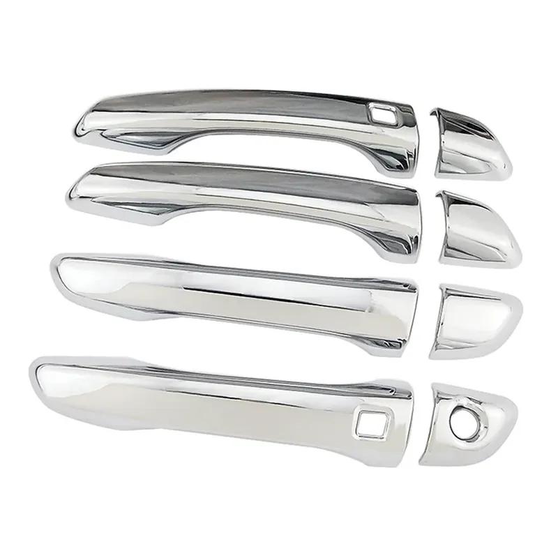For Hyundai Solaris HCR 2017 2018 Chrome Exterior Door Handle Cover Chromium Styling Moulding Frame Bezel