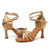 Women Tango Ballroom Latin Waltz Dance Girls Party Shoes High Heeled 8.5CM