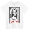 Christ I Saw That Meme Funny Sarcastic Christian S Cotton T Shirt