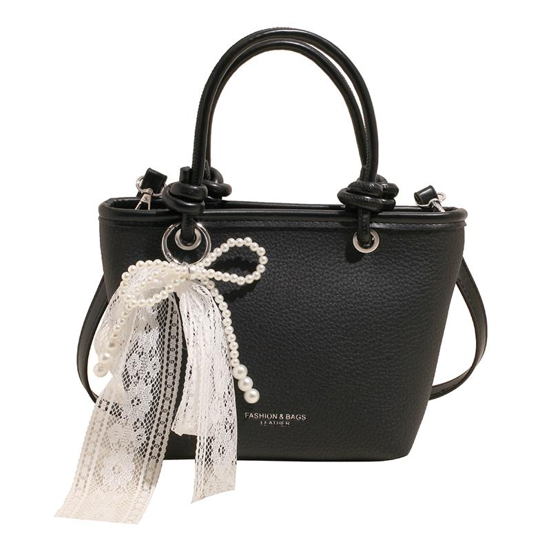 

Spacious Water Bucket Bags High-quality Women PU Leather Shoulder Purse Fashi Crossbody Handbags High-capacity Ladies Tote Bag чёрный
