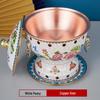 Cloisonné Single-Person Copper Hotpot with Alcohol Stove