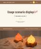 European Style Campfire Night Light: Flame Lamp for Bedroom & Desktop Atmosphere