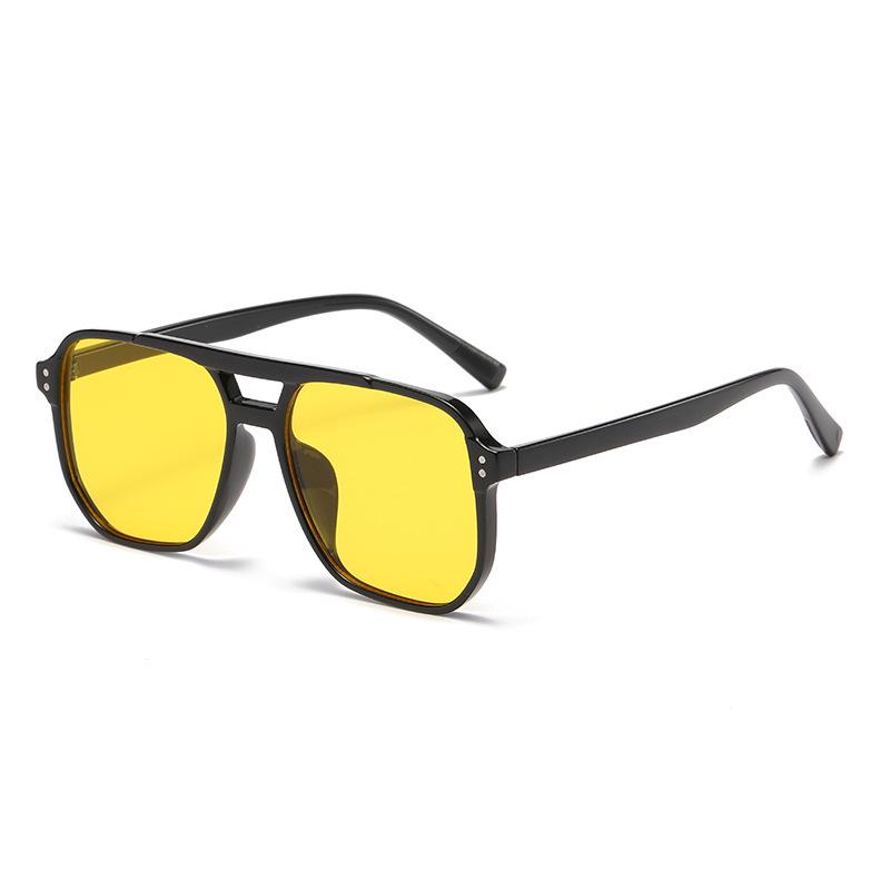 Trendy Retro Double Bridge UV Protection Sunglasses for Men & Women