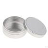 10x Aluminium Lip Tin Pots Jar Bottle Storage Container