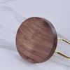 Walnut Wood Napkin Holder - Round & Square Solid Wood Stand for Dining Table