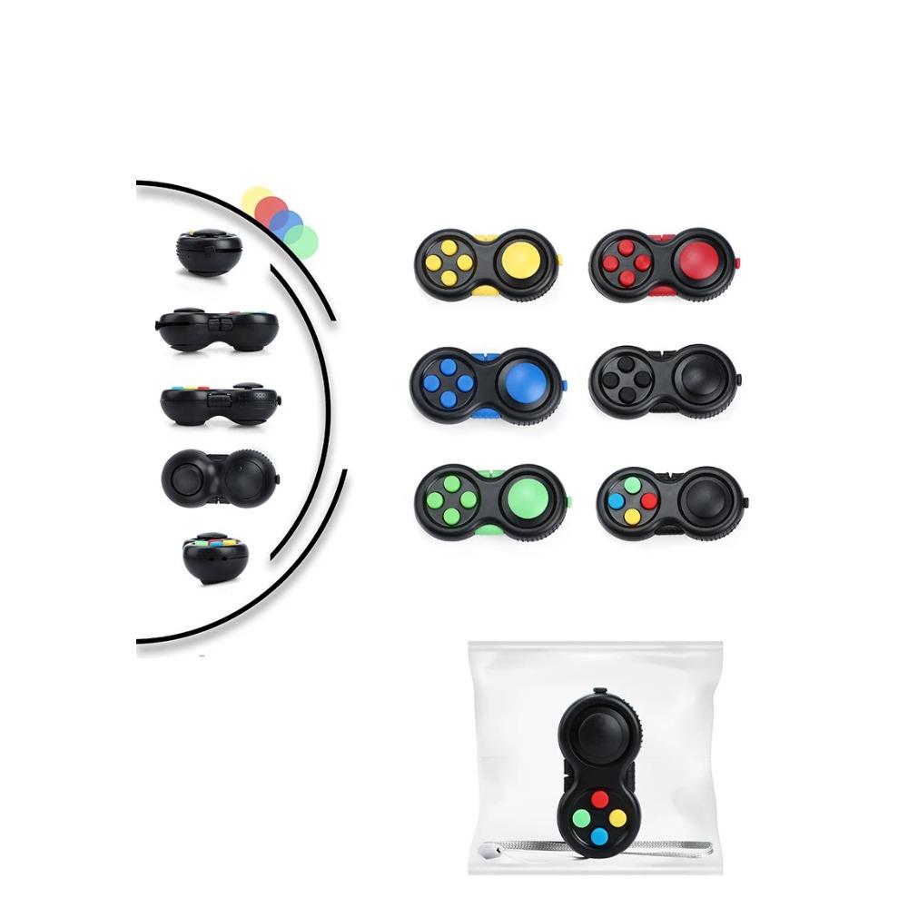 New Premium Quality Fidget Controller Pad Game Focus Toy Smooth ABS Plastic Stress Relief Squeeze Fun Hand Hot Interactive Gift