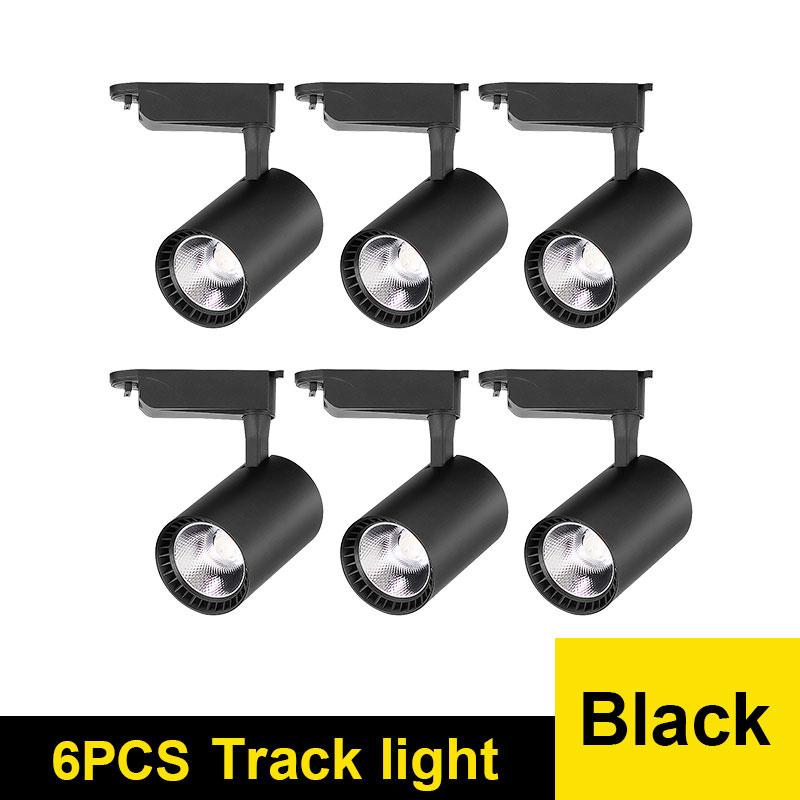 Led Track Light AC220V COB Spotlight Rail Lighting 12W 20W 30W 40W  Set Led Track Rail Spotlight Clothing Store Shop Home