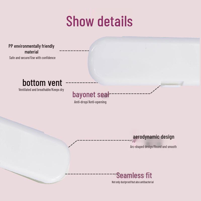 Portable Travel Storage Case for Universal Electric Toothbrushes Compatible with Xiaomi, Philips, and Oral-B