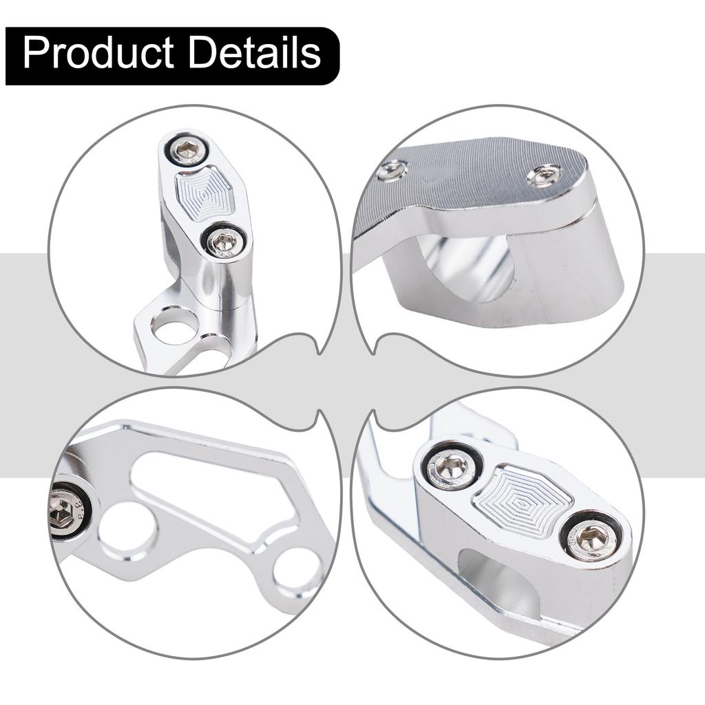 Motorcycle Bikes Modified Oil Pipeline Brake Line Clamp Hose Clamp Protector Aluminum Alloy General Black/red/blue/Gold /silver