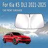 Car Front Windshield Sunshade Heat Insulation Sun Visor Summer Cooling Auto Accessories For Kia K5 DL3 2021~2025 2022 2023 2024